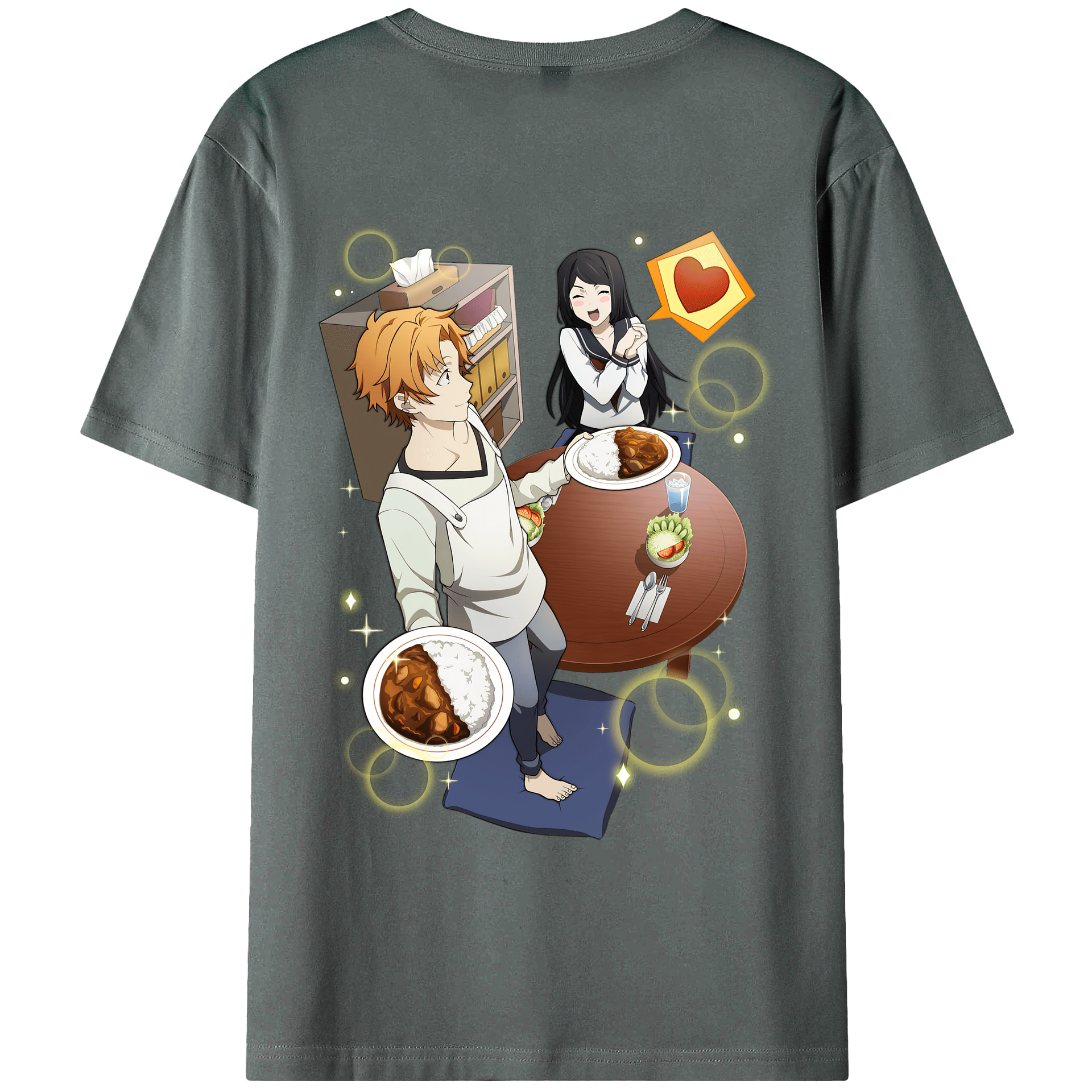 （画像用） 文豪ストレイドッグス Bungo Stray Dogs 綿100％ メンズ半袖Tシャツ（バックプリント） 通気性